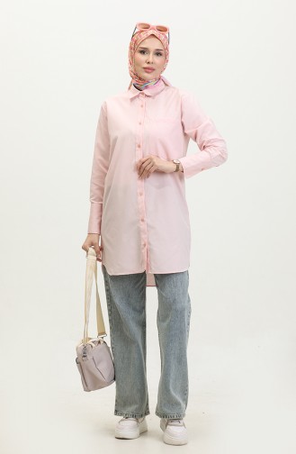 Buttoned Tunic 4820-06 Salmon 4820-06