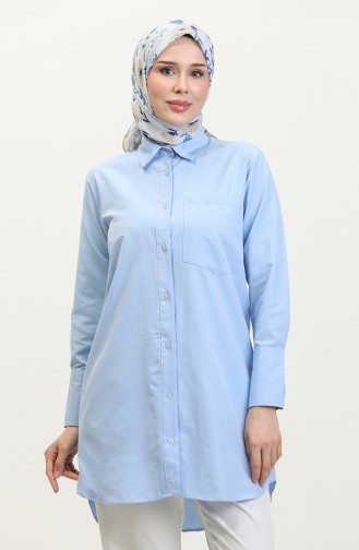 Buttoned Tunic 4820-08 Blue 4820-08