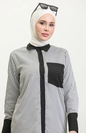 تونيك لونسن يخطوط  4821-03 أسود  4821-03