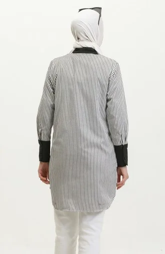 تونيك لونسن يخطوط  4821-03 أسود  4821-03