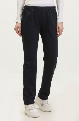 Tweedraads Joggingbroek 23004-03 Donker Marineblauw 23004-03