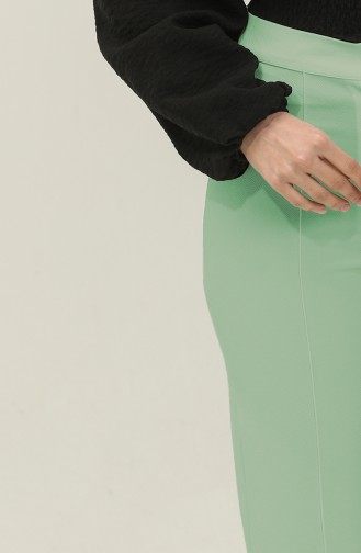 Cıma Detaylı Klasik Pantolon 10012-06 Çağla Yeşil