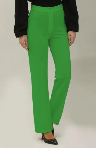 Cıma Detaylı Klasik Pantolon 10012-07 Yeşil