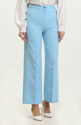 wide Leg Trousers 1149-12 Blue 1149-12