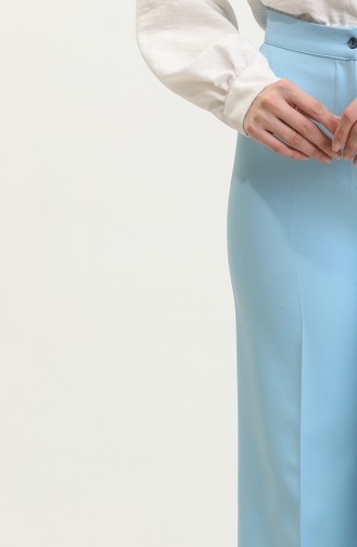 wide Leg Trousers 1149-12 Blue 1149-12