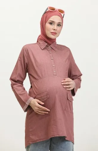 تونيك بجيب للحوامل 2700127-01 وردي فاتح 2700127-01