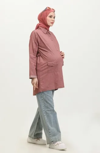 تونيك بجيب للحوامل 2700127-01 وردي فاتح 2700127-01