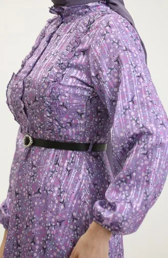 Ruffle Detailed Tunic Lilac T1572 892