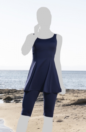 Pantyjurk Badpak 22600E-01 Marineblauw 22600E-01