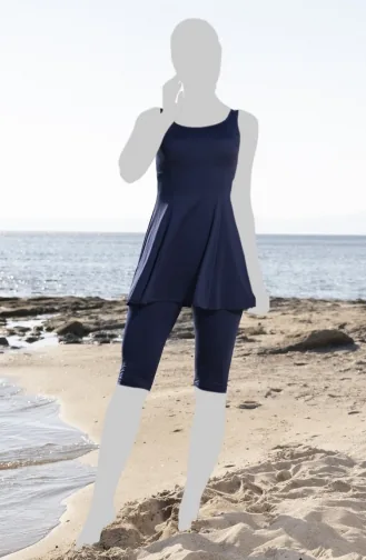 ملابس سباحة و فستان 22600E-01 لون كحلي 22600E-01