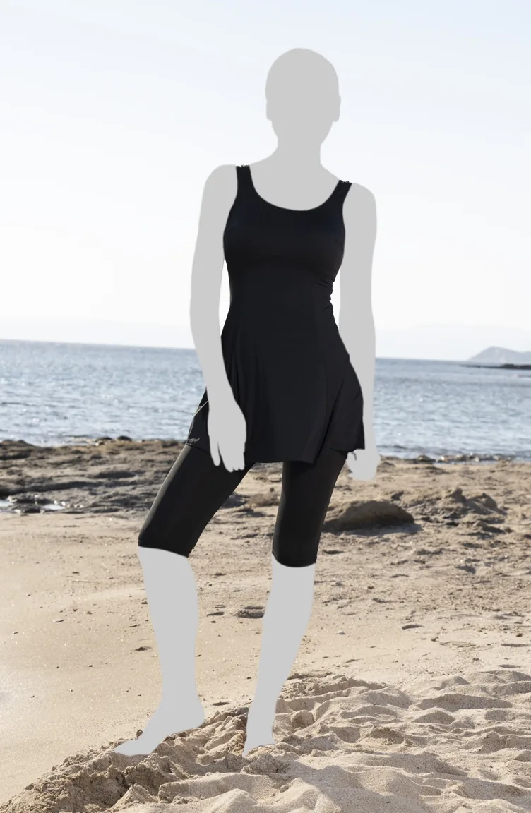 Taytlı Elbise Mayo 22600E-04 Siyah