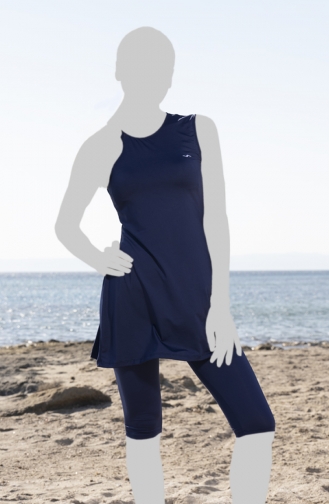 Pantyjurk Badpak 22701E-01 Marineblauw 22701E-01