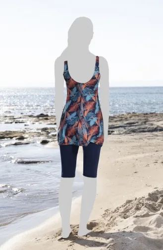Tights Dress Swimsuit 23610E-01 Navy Blue 23610E-01