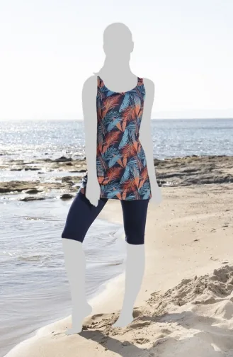 Tights Dress Swimsuit 23610E-01 Navy Blue 23610E-01