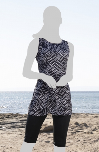 Taytlı Elbise Mayo 23703E-01 Siyah