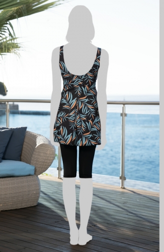 Taytlı Elbise Mayo 24607-01 Siyah