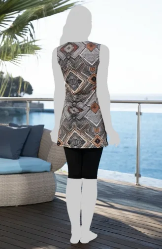 Strumpfhosen-Kleid-Badeanzug 24704-01 Schwarz 24704-01