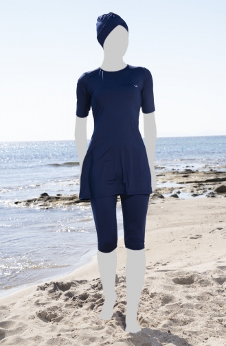 Tights Hijab Swimsuit 22801E-01 Navy Blue 22801E-01