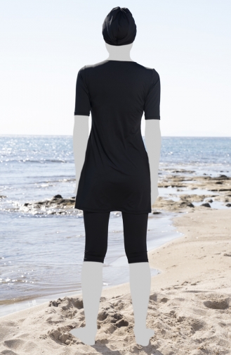 Tights Hijab Swimsuit 22801E-02 Black 22801E-02