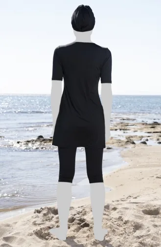 Strumpfhosen Hijab Badeanzug 22801E-02 Schwarz 22801E-02
