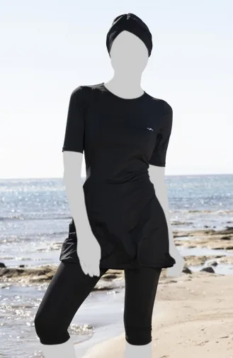 Strumpfhosen Hijab Badeanzug 22801E-02 Schwarz 22801E-02