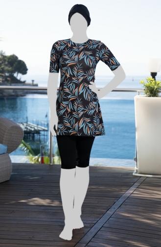 Tights Hijab Swimsuit 24807-01 Black 24807-01