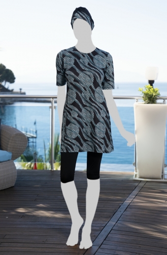 Tights Hijab Swimsuit 24808-01 Black 24808-01