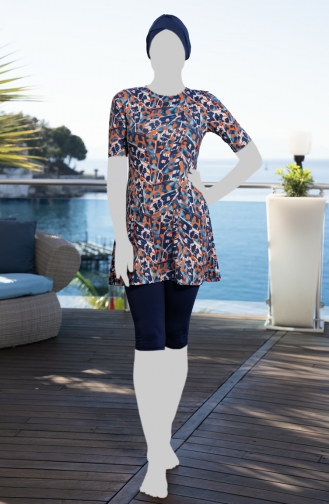 Tights Hijab Swimsuit 24815-01 Navy Blue 24815-01