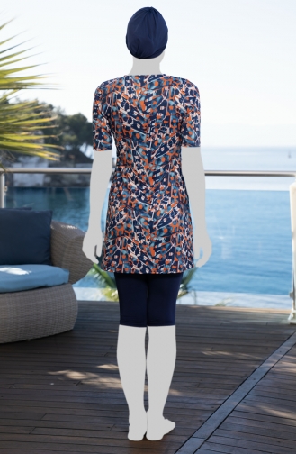 Tights Hijab Swimsuit 24815-01 Navy Blue 24815-01