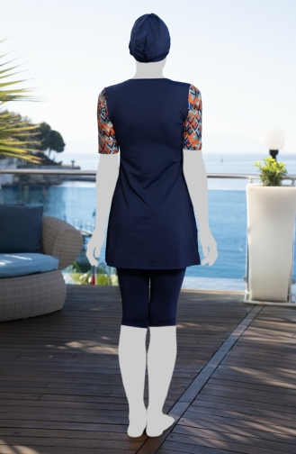 Tights Hijab Swimsuit 24821-01 Navy Blue 24821-01
