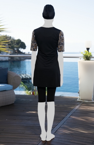 Tights Hijab Swimsuit 24822-01 Black 24822-01