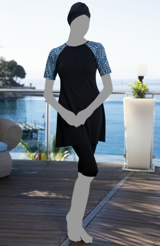 Tights Hijab Swimsuit 24825-01 Black 24825-01