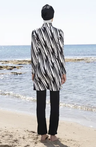 Hijab-Badeanzug 23902E-01 Schwarz 23902E-01