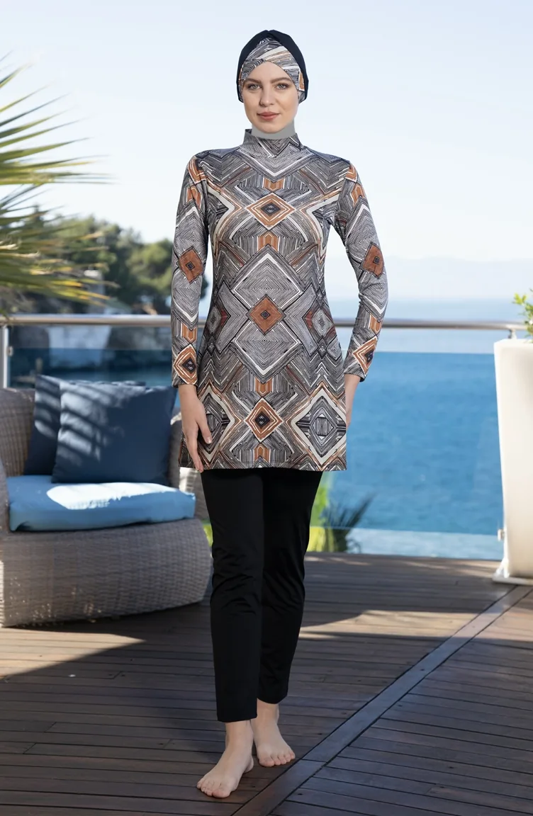 Hijab-Badeanzug 24904-01 Schwarz 24904-01
