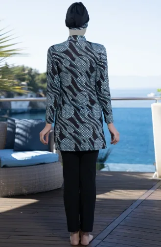 Hijab-Badeanzug 24908-01 Schwarz 24908-01