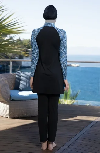 Hijab-Badeanzug 24925-01 Schwarz 24925-01