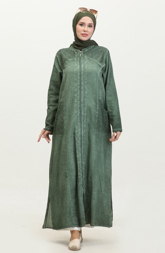 Abaya Authentique 8855-05 Khaki 8855-05