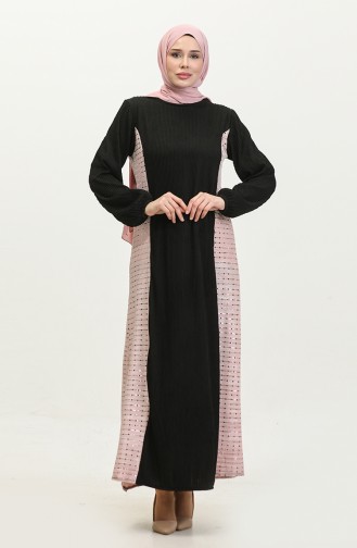 Neva Sequin Garnished Dress 0332-03 Black Powder 0332-03