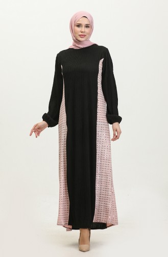 Neva Sequin Garnished Dress 0332-03 Black Powder 0332-03