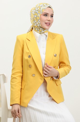 Blazer Jacket Yellow C1002 969