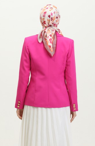 Blazer Ceket Fuşya C1002