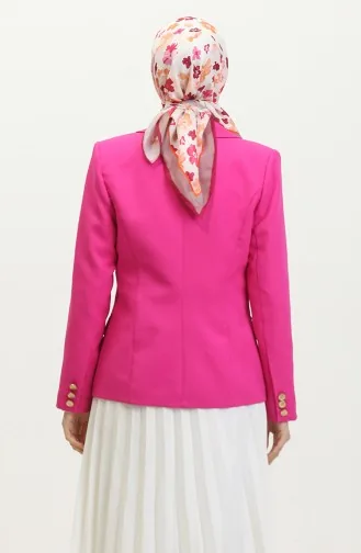 Blazer Ceket Fuşya C1002