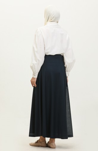 Taillengebundener Mevlana-Gebetsrock 1046-01 Petrol 1046-01