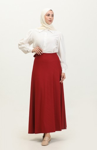 waist Tie Mevlana Prayer Skirt 1046-02 Burgundy 1046-02