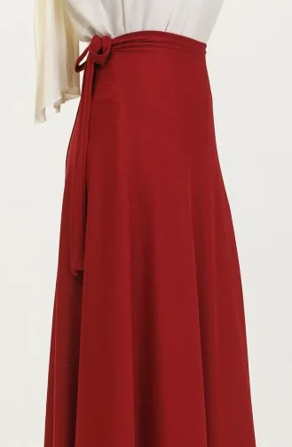 waist Tie Mevlana Prayer Skirt 1046-02 Burgundy 1046-02