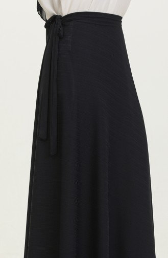 Waist Tie Mevlana Prayer Skirt 1046-03 Navy Blue 1046-03