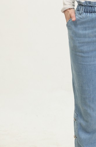 Buttoned Mom Jean Jeans 3100131-01 Light Blue 3100131-01