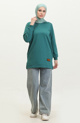 Two Thread Combed Cotton Tunic 280128-02 Oil 280128-02