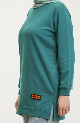 Two Thread Combed Cotton Tunic 280128-02 Oil 280128-02