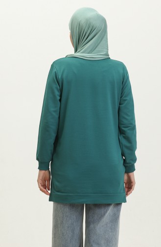 Two Thread Combed Cotton Tunic 280128-02 Oil 280128-02